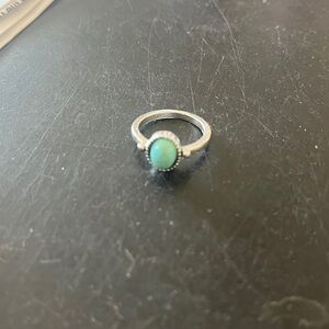 Turquoise Stone Silver Ring